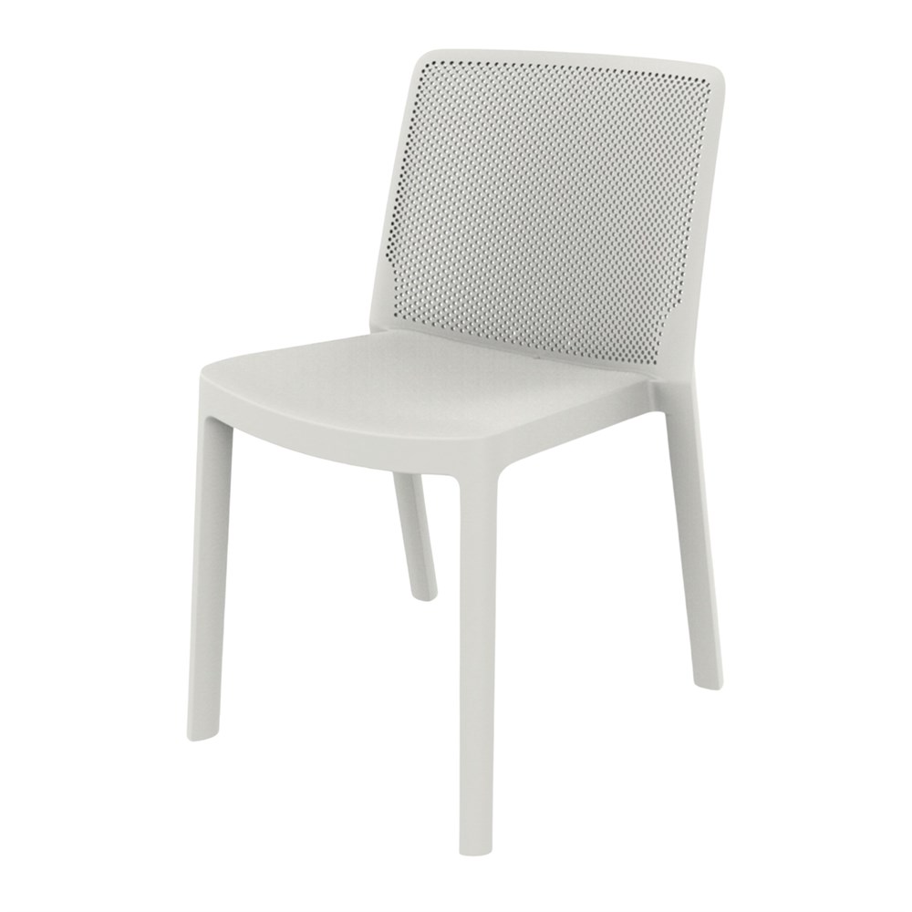 SILLA DE EXTERIOR FRESH blanca