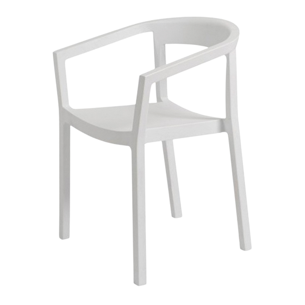 SILLA DE EXTERIOR PEACH blanca