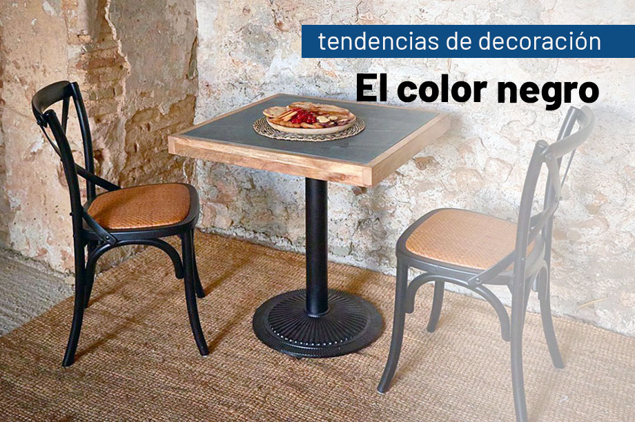 Nueve tendencias de decoración demuestran que el color negro es el rey