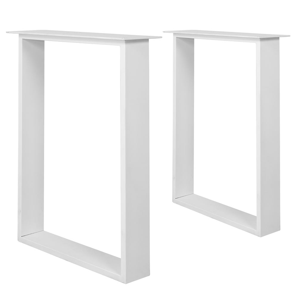 ESTRUCTURA DE MESA PAKIRA de estilo industrial en color blanco 4