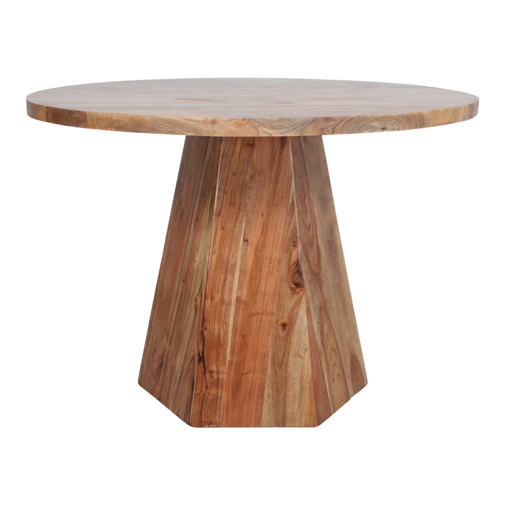 MESA DE COMEDOR DE MADERA SASKIA estilo Japandi. Encuéntralo en MisterWils. Más de 4000m² de exposición y almacén. natural 1