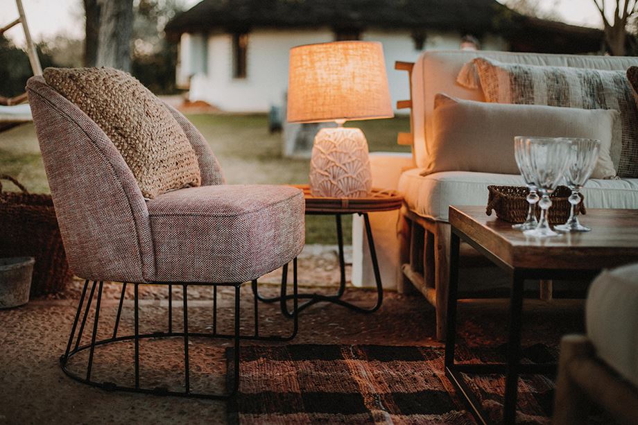 muebles de terraza de invierno