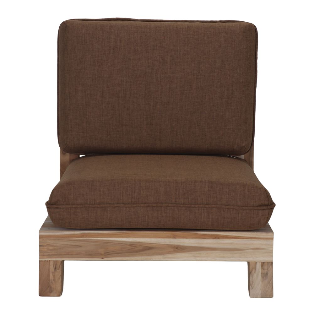 SILLÓN DE MADERA CON COJINES BAGUS 2