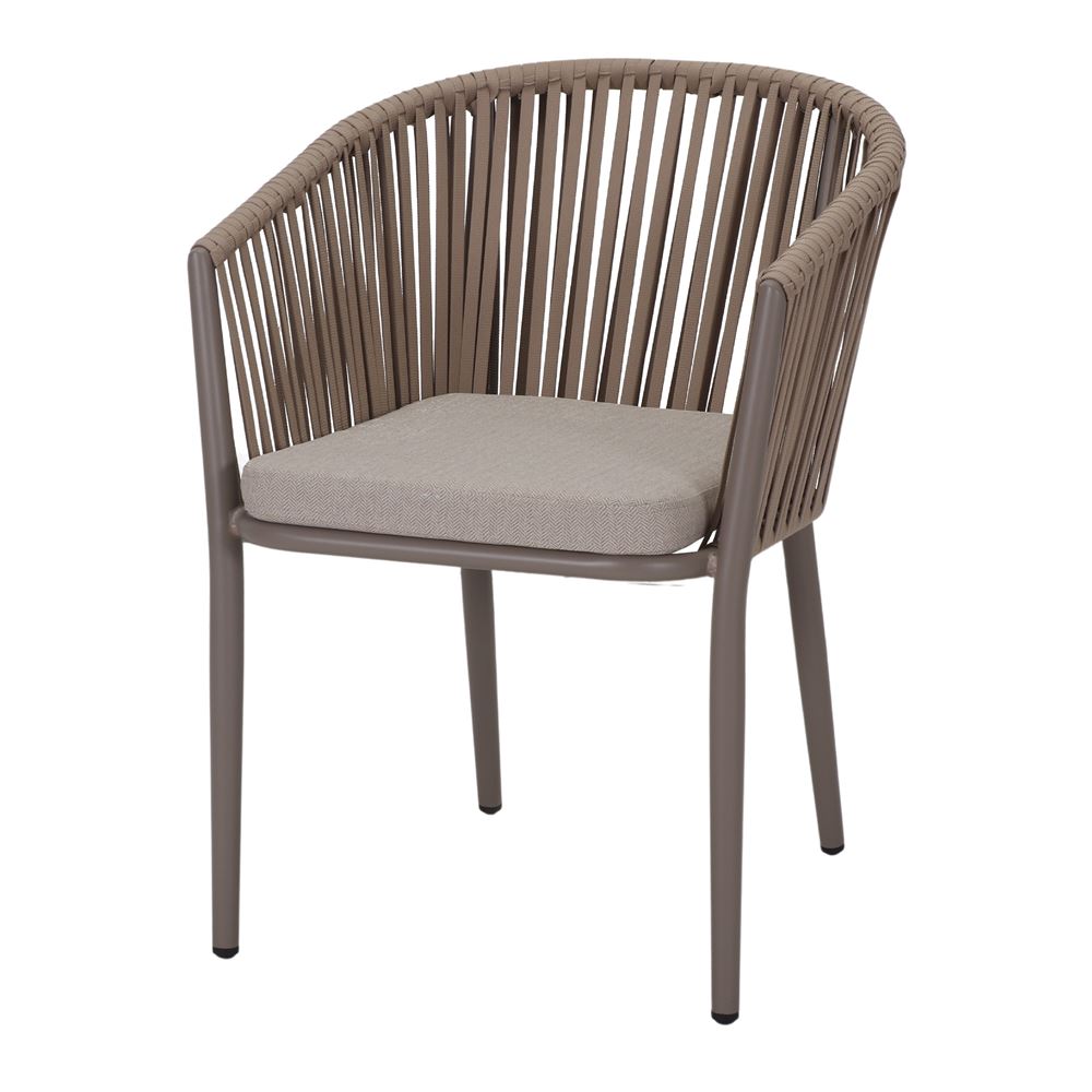 SILLA DE CUERDA AGOSTA estilo Contemporáneo champagne 1