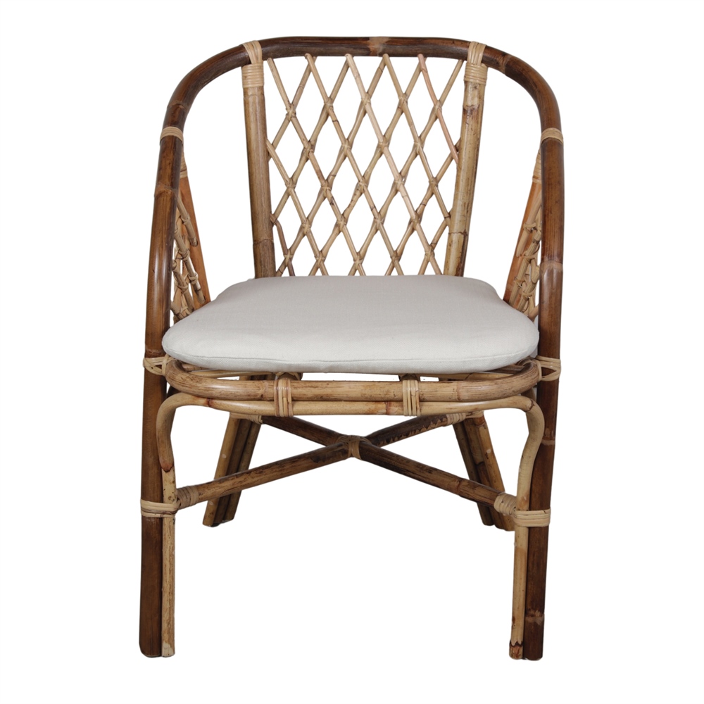 SILLA DE RATTAN SHIBORI frontal