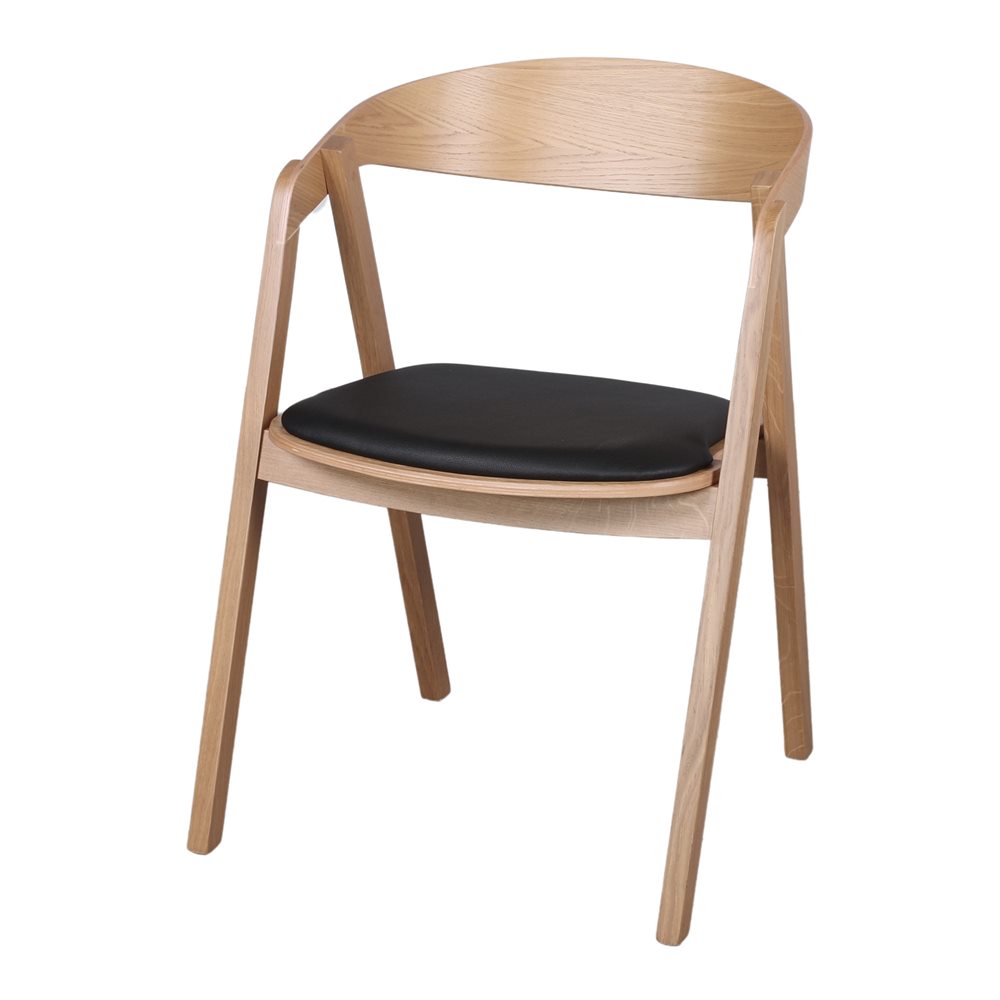 SILLA DE MADERA FRANKY negra 1