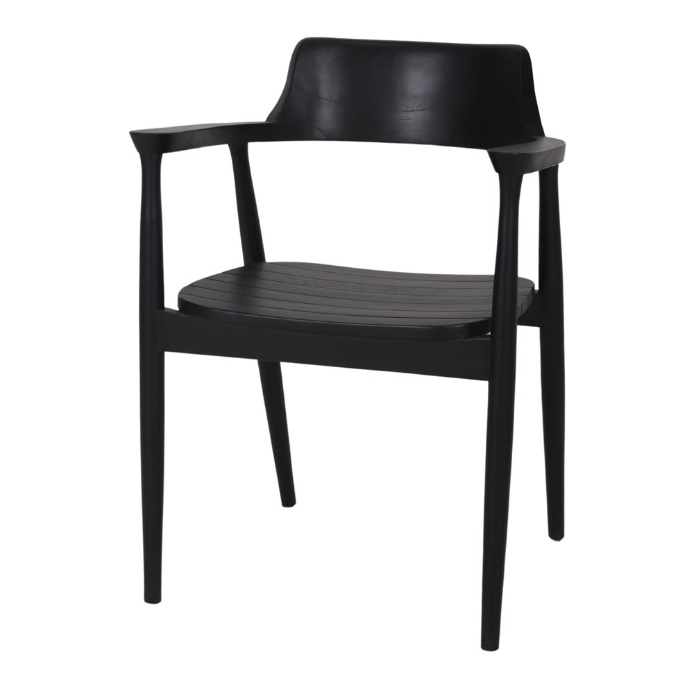 SILLA DE MADERA SAGGI estilo Contemporáneo. negro 1