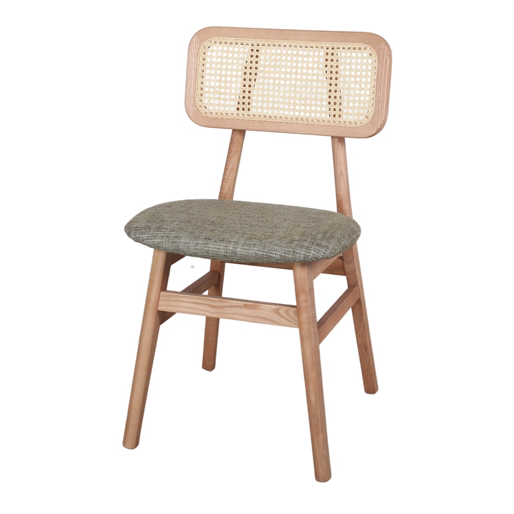 SILLA DE MADERA MISAKO pistacho 3/4