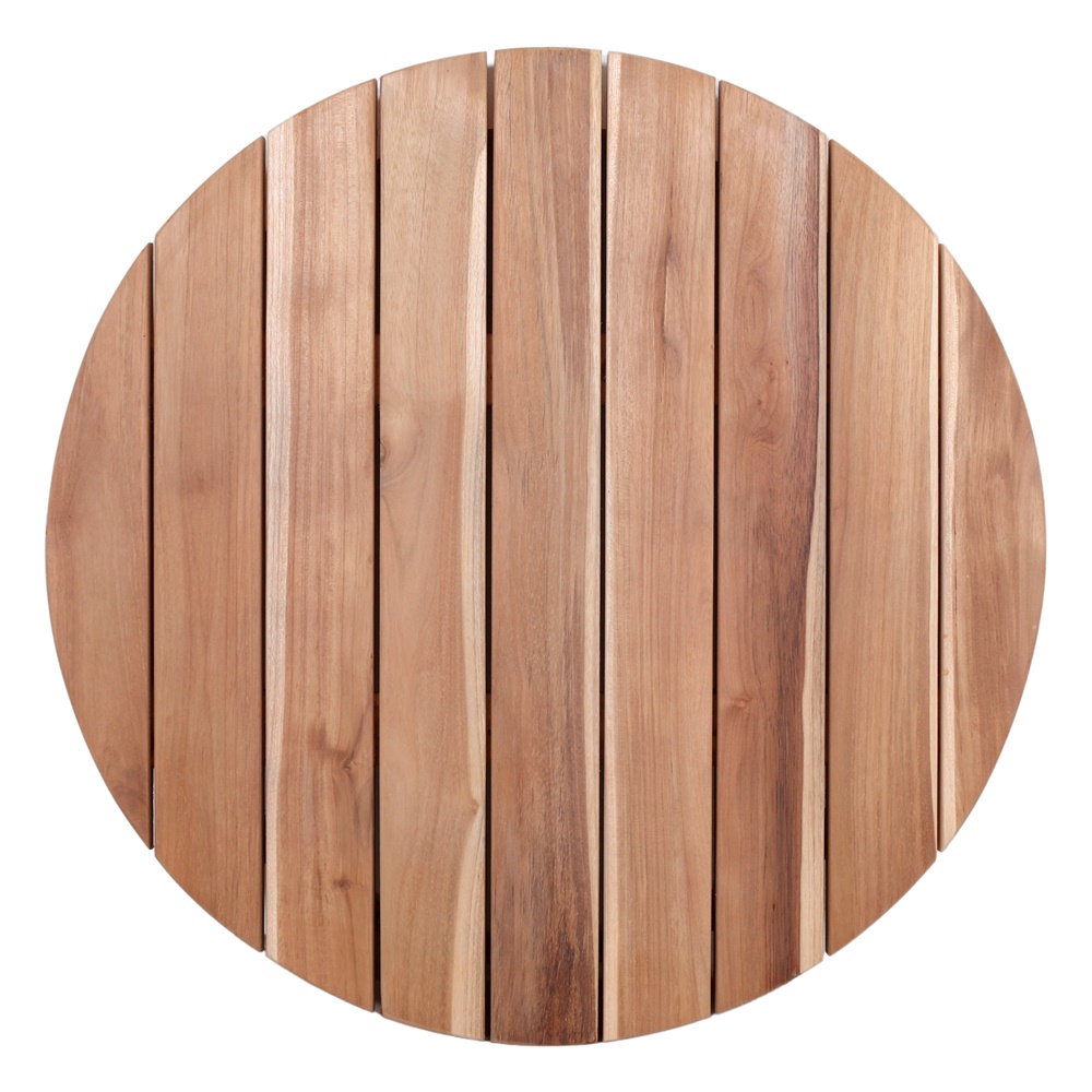 TAPA DE MADERA DE TEKA MAYER circular frontal