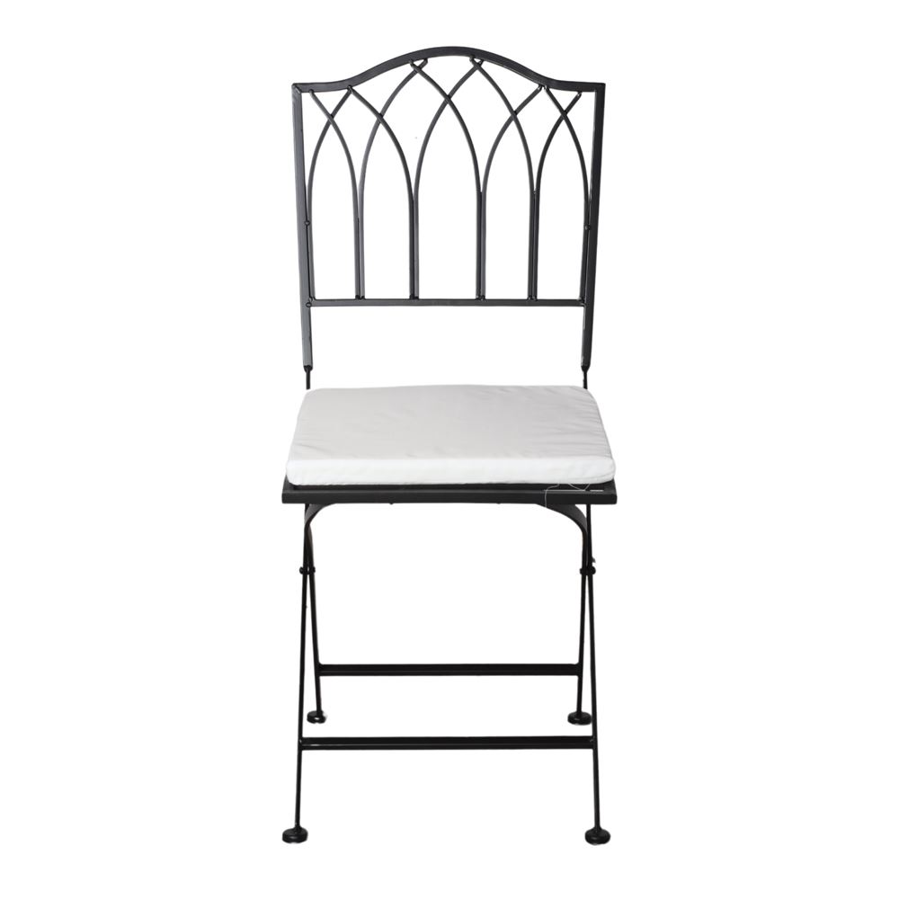 SILLA DE METAL GRETEL plagable, de estilo vintage 2